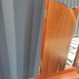 Wooden triptych mirror