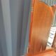 Wooden triptych mirror