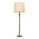 Hollywood Regency Suede Floor Lamp 1970s France