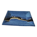 Glazed ceramic pocket emptier signed Rouhier