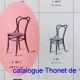 Chaise bistrot Thonet n°55 vers 1925 assise bois