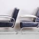 Set of Art Deco Armchairs attributed to Mücke Melder, 1930s