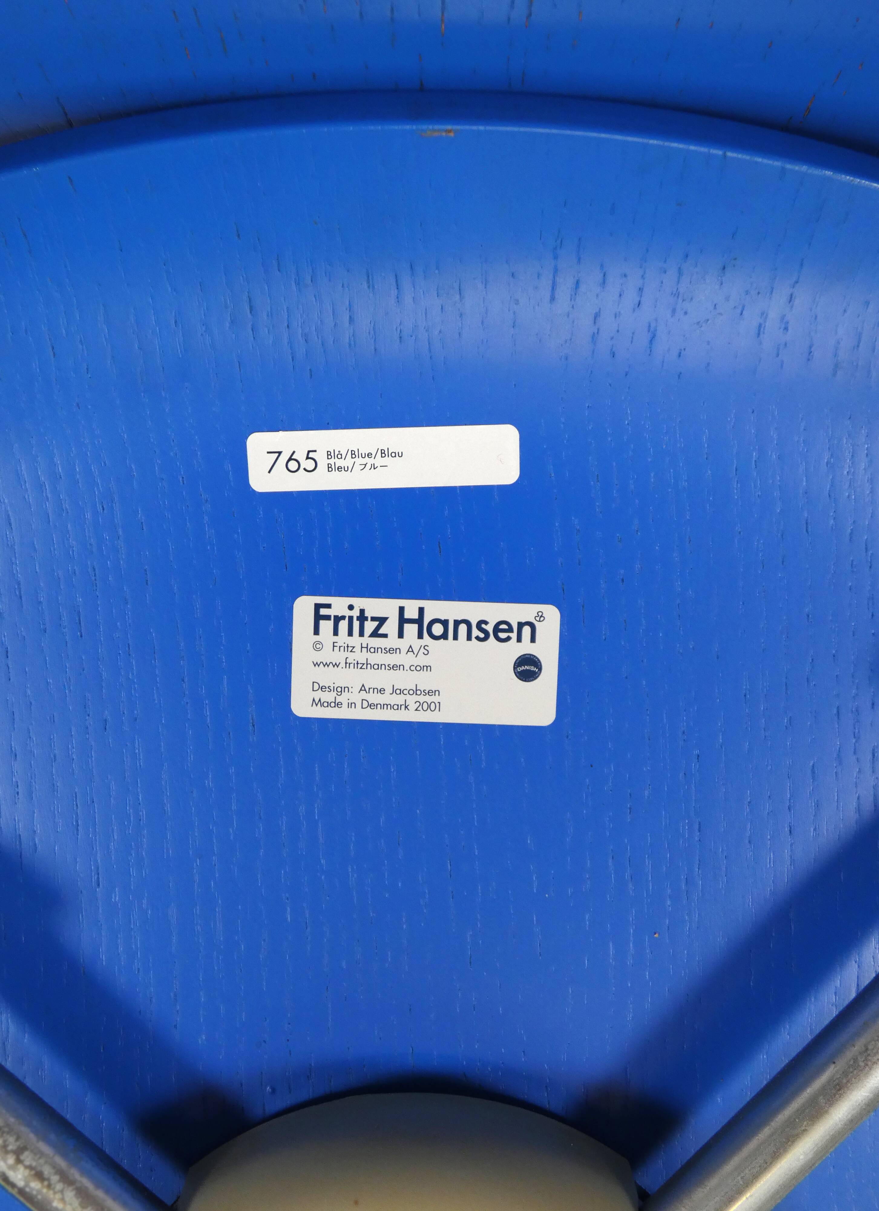 4 butterfly chairs by Arne Jacobsen for Fritz Hansen