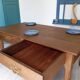 Late 19th century solid oak coffee table