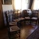 Set of 6 Spanish Baroque Renaissance chairs, straw seat