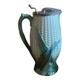 Tin corn-shaped pitcher
