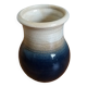 Handcrafted stoneware vase signed Eric Pepin
