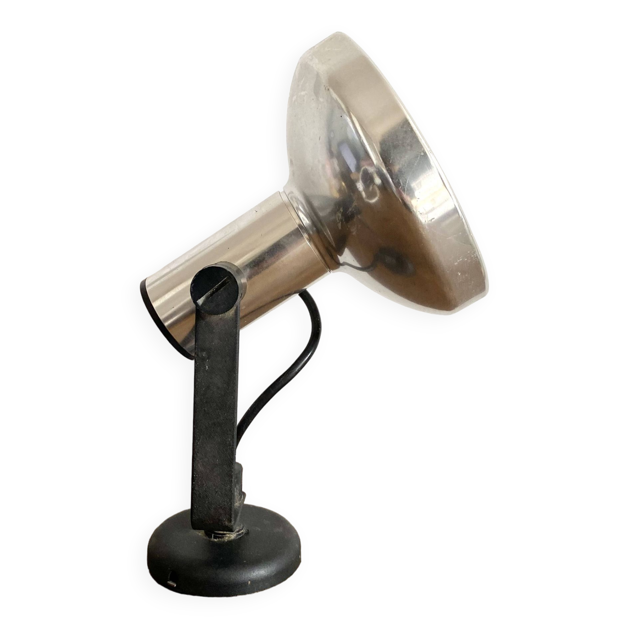 Vintage aluminum wall spot, 1970s