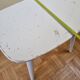 Tabouret "Pagode" en bois massif vintage
