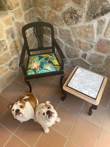 Marble side coffee table