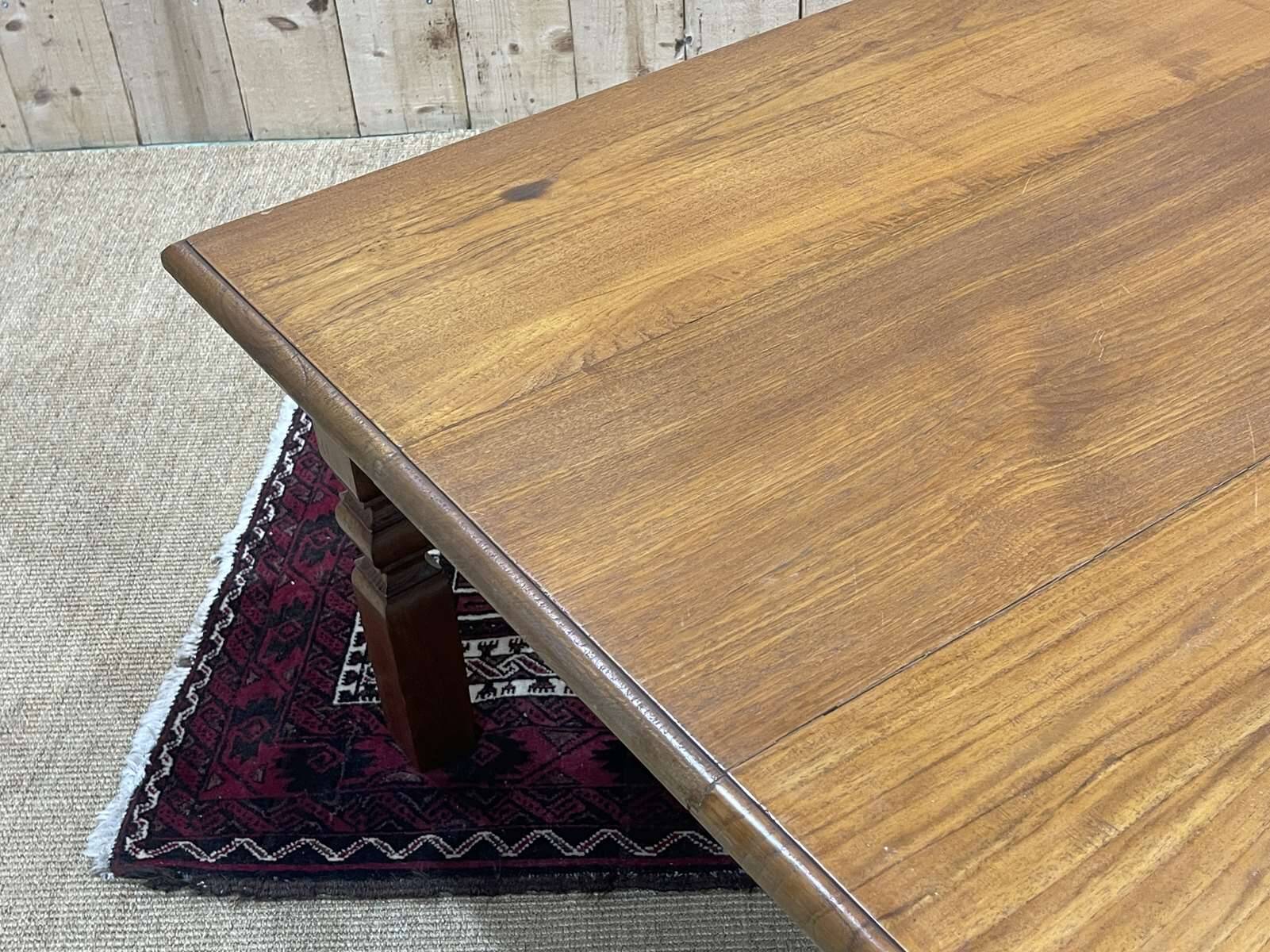 Teak coffee table with 2 drawers from the 1950s.