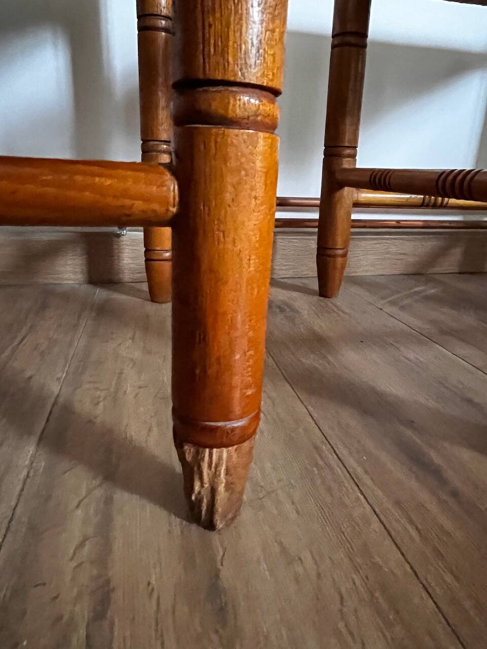 Paire de chaises bois
