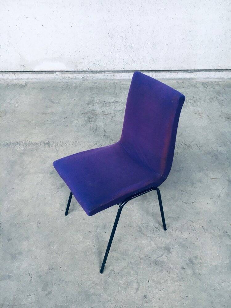 Set of Mid-Century Modern Robin Chairs by Pierre Guariche for Meurop, Belgium, 1950s