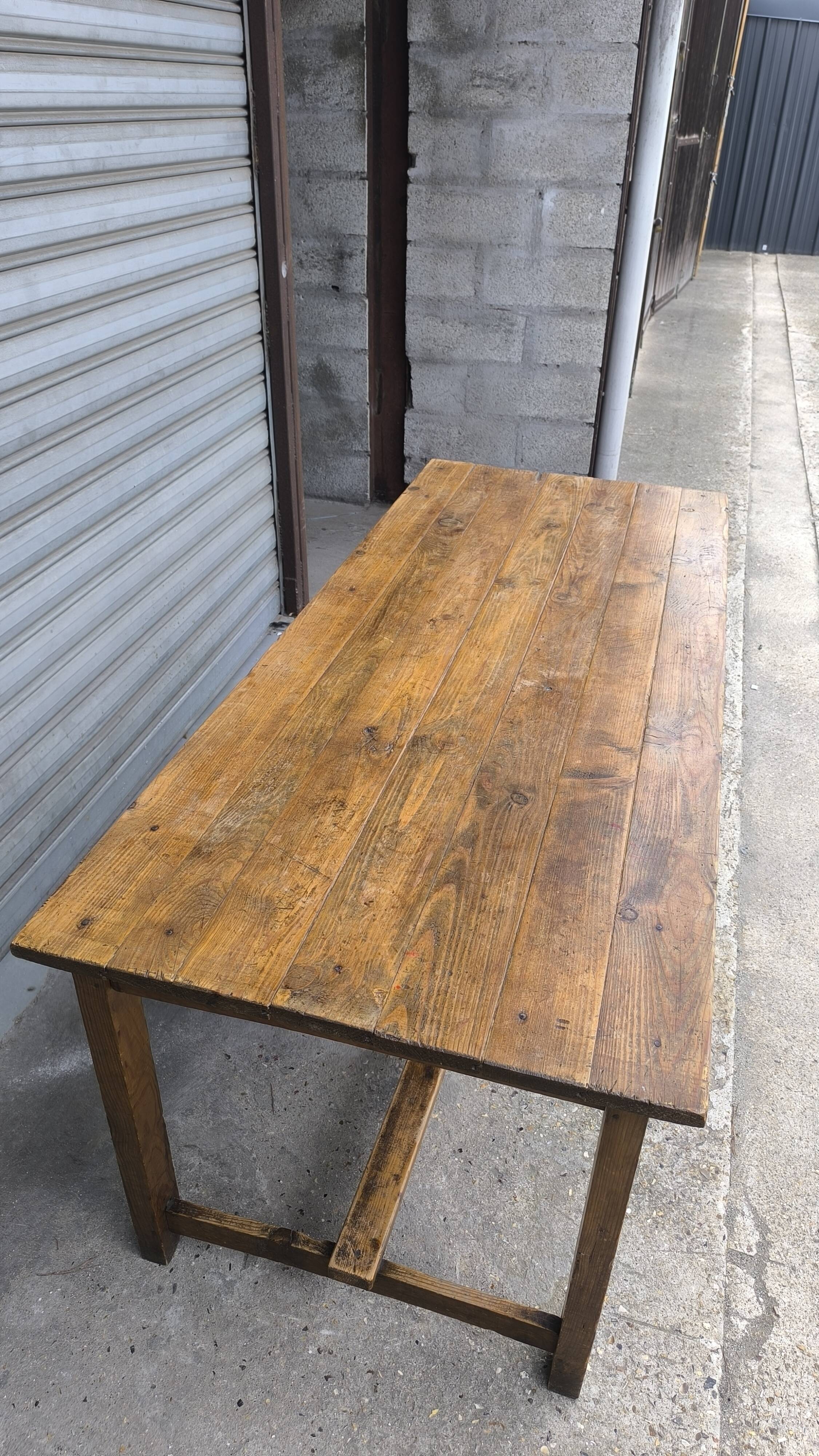 1950s Swedish Pine Farmhouse Table