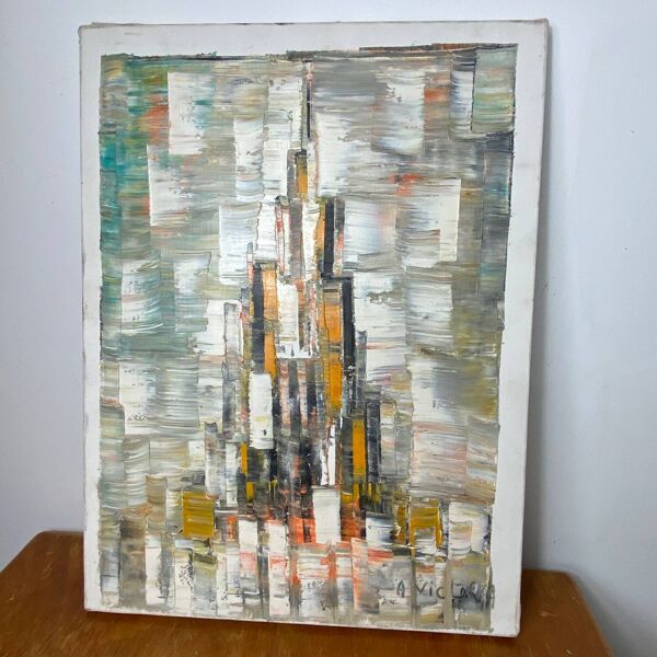 Huile sur toile A.Victoria