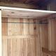 Parisian wardrobe made of solid wood