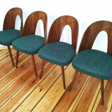 Set of four chairs, designed by A. Suman, Tatra Nabytok, Czechoslovakia, 60s