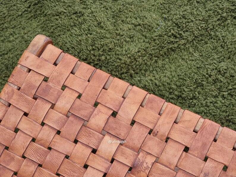 GREEN RUG, magnificent Moroccan rug, 150/250cm