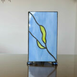 Art deco lamp in glass paste