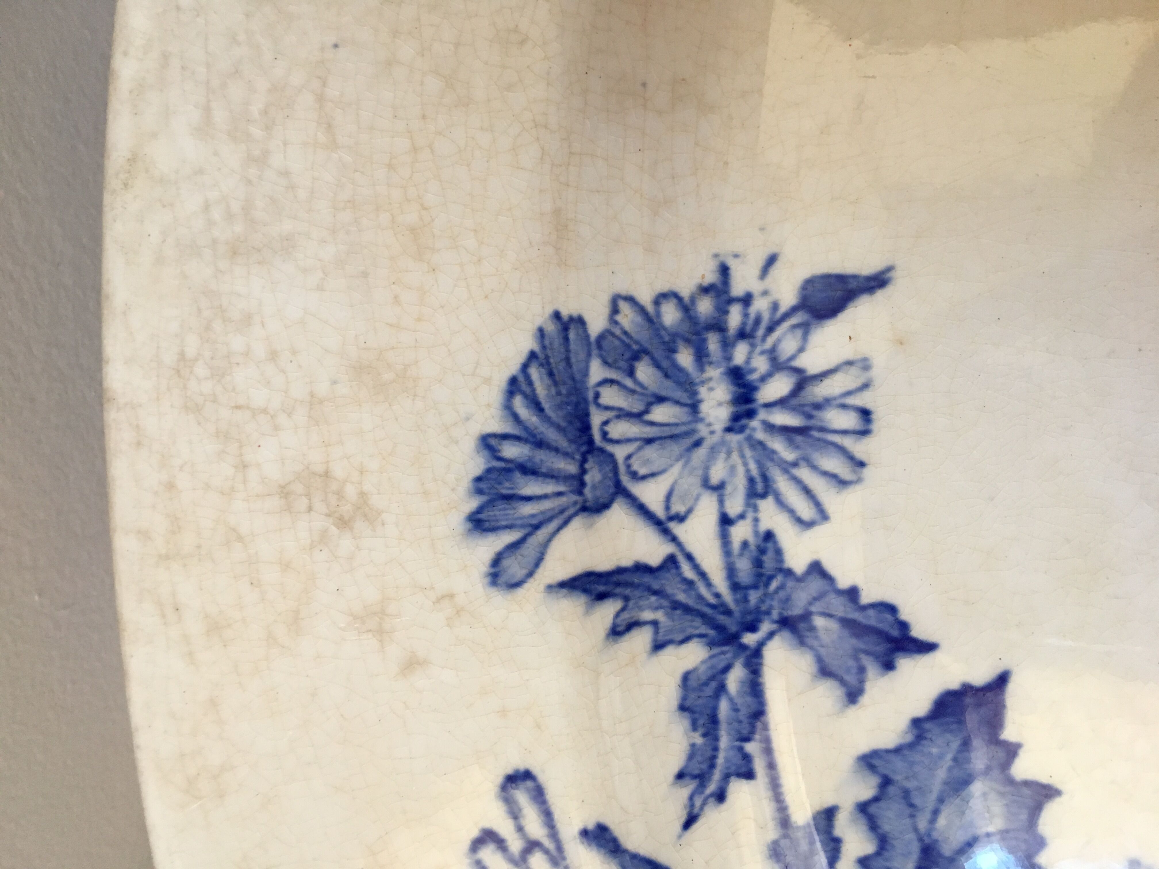 Longwy Iron Earth serving dish botanical collection