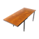 Extendable vintage dining table from Brabantia with metal frame and teak top
