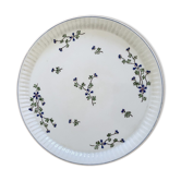 Plat ancien à décor floral