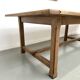 XXL farmhouse table in solid oak 350 cm - Reconstruction Style - 1950s
