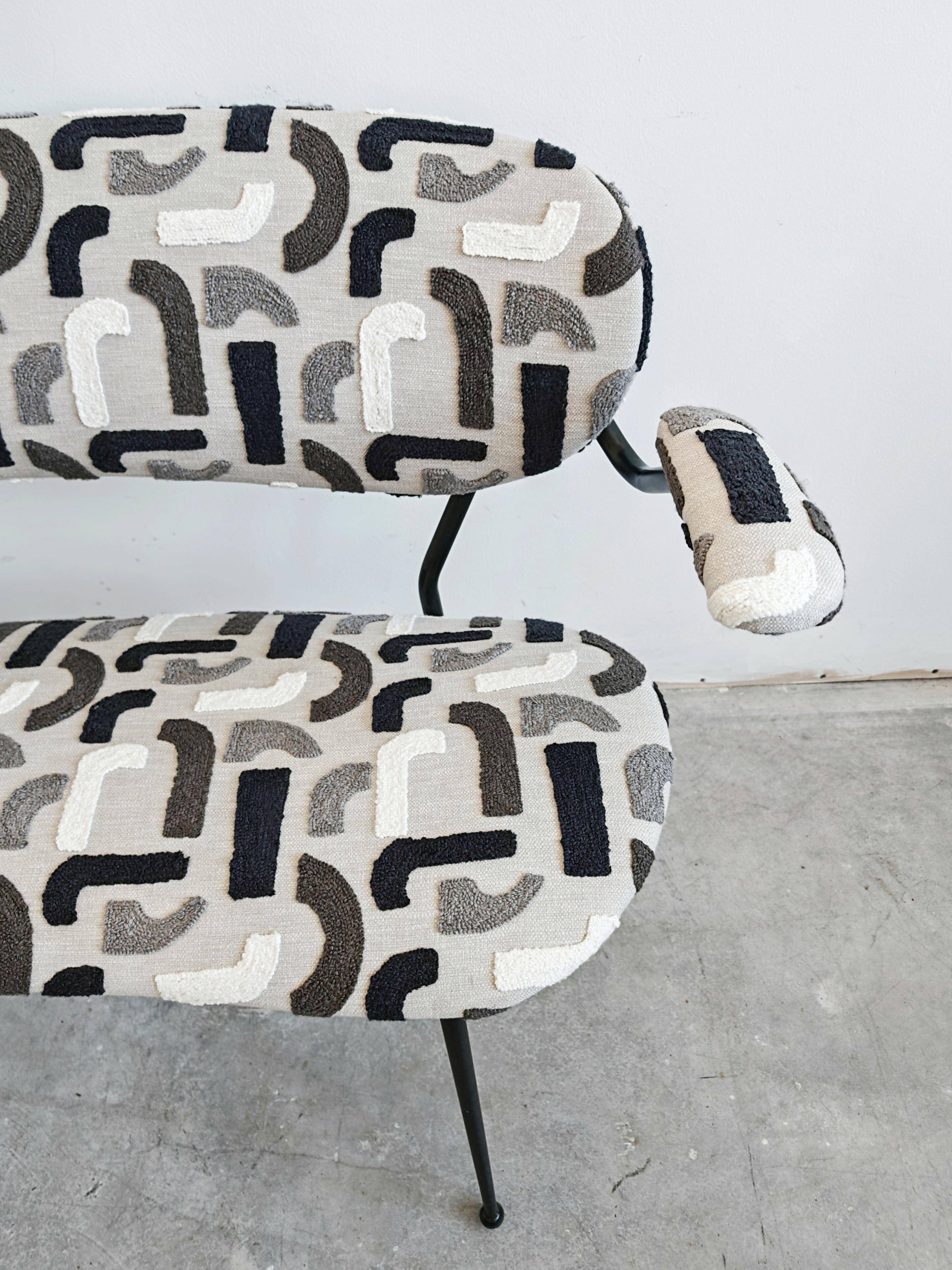 Mid-Century 2-Seater Canapé by Gastone Rinaldi for RIMA 1954