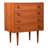 Mid-Century Danish Teak Chest of Drawers, 1960s.