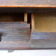 Buffet vintage en bois de wengé avec pieds évasés vers l'extérieur