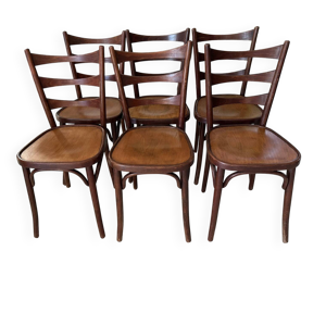 Suite 6 chaises de bistrot