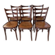 Set of 6 vintage bistro chairs from the 1960s.