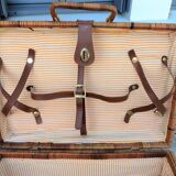 WICKER SUITCASE