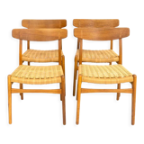 Ch23 Dining Chairs by Hans J. Wegner for Carl Hansen & Søn, Set of 4