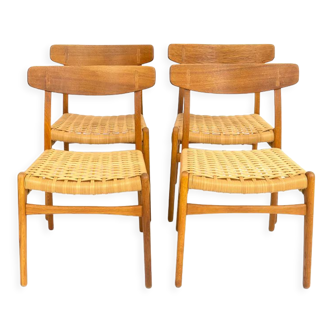 Ch23 Dining Chairs by Hans J. Wegner for Carl Hansen & Søn, Set of 4