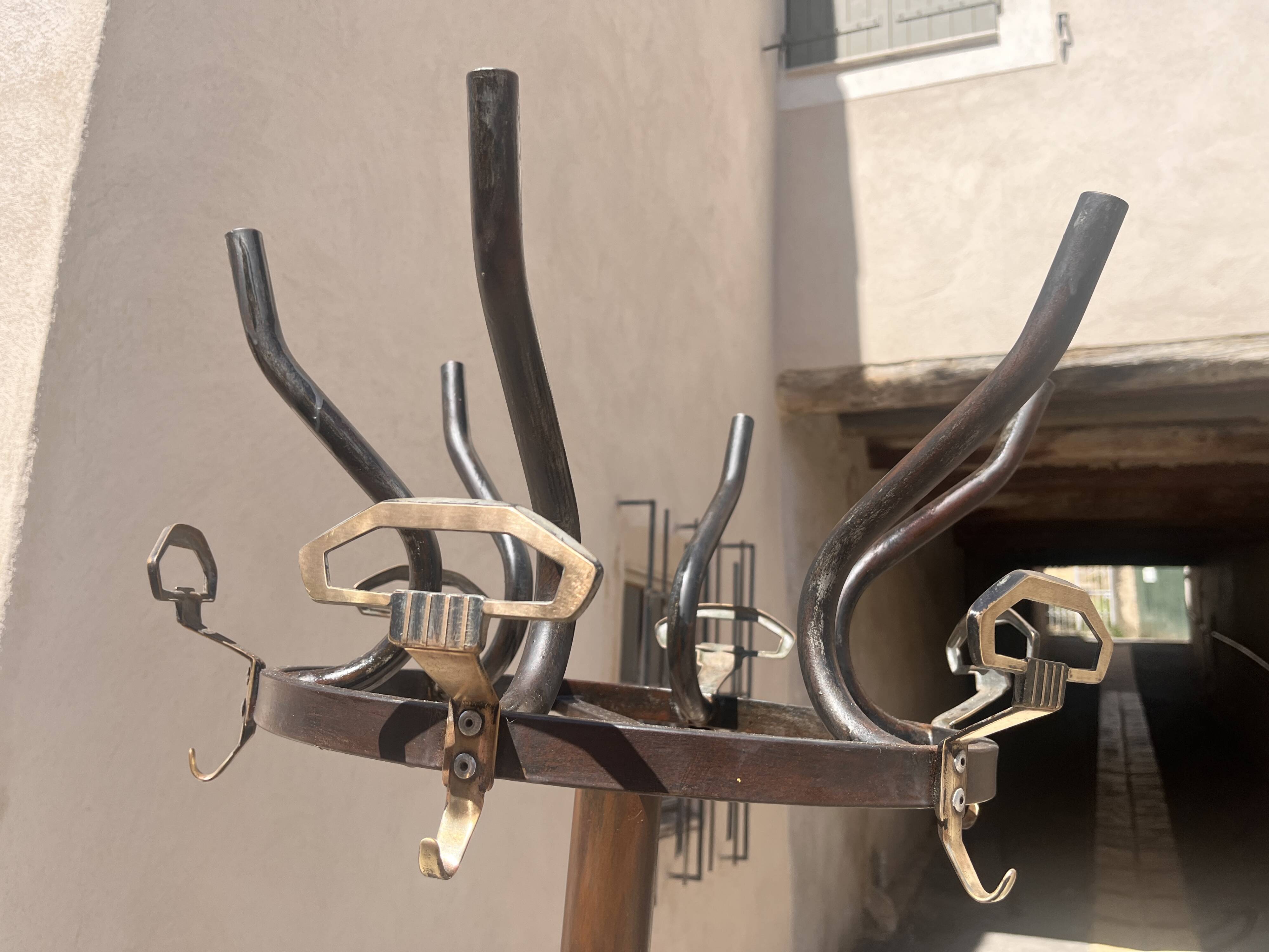 vintage parrot coat rack