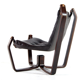 Vintage retro leather Falcon chair by Sigurd Ressell