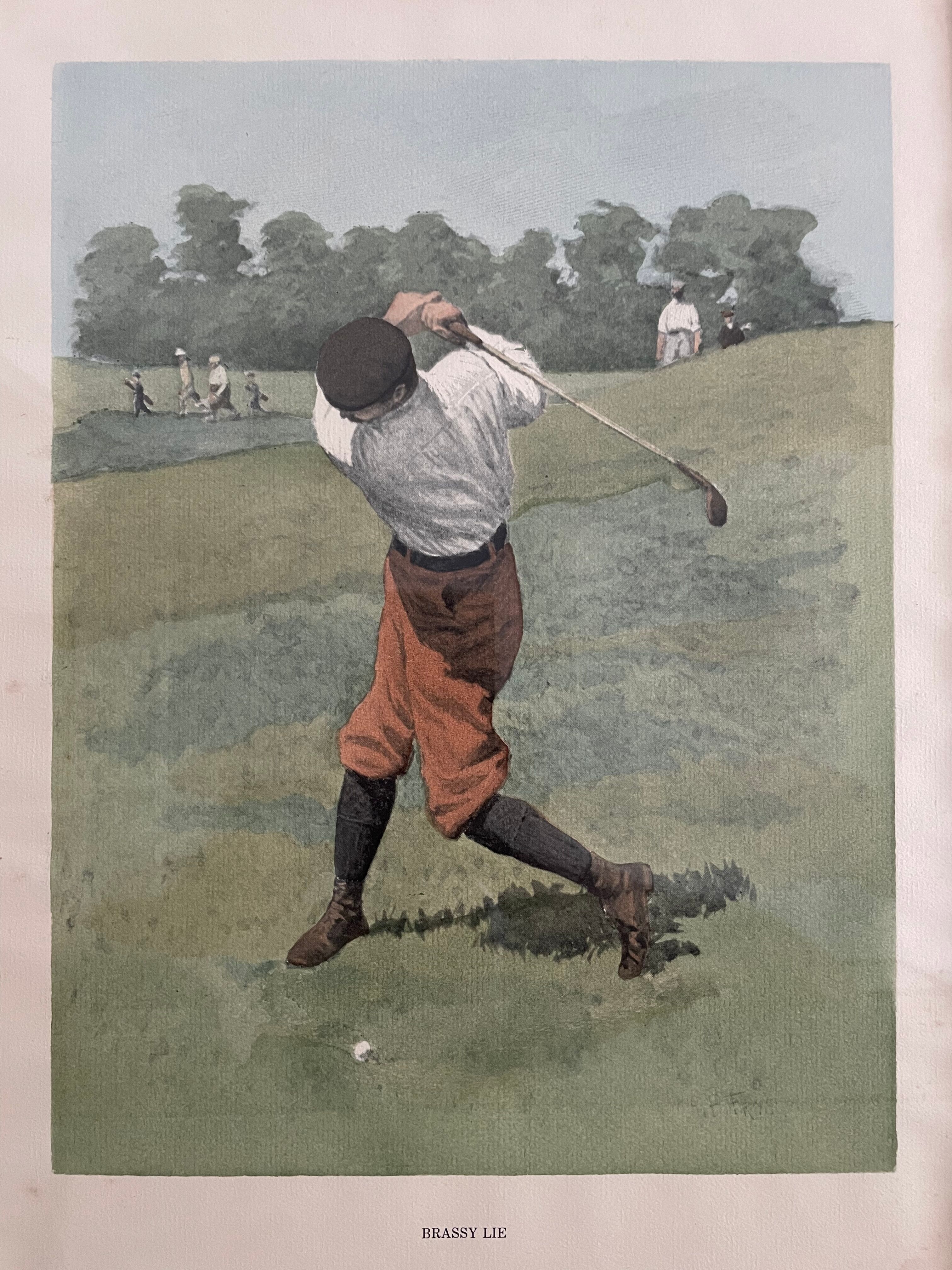 Original lithograph AB Frost "Brassy Lie"