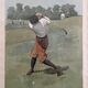 Original lithograph AB Frost "Brassy Lie"