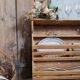 Beautiful antique wall-mounted sideboard
