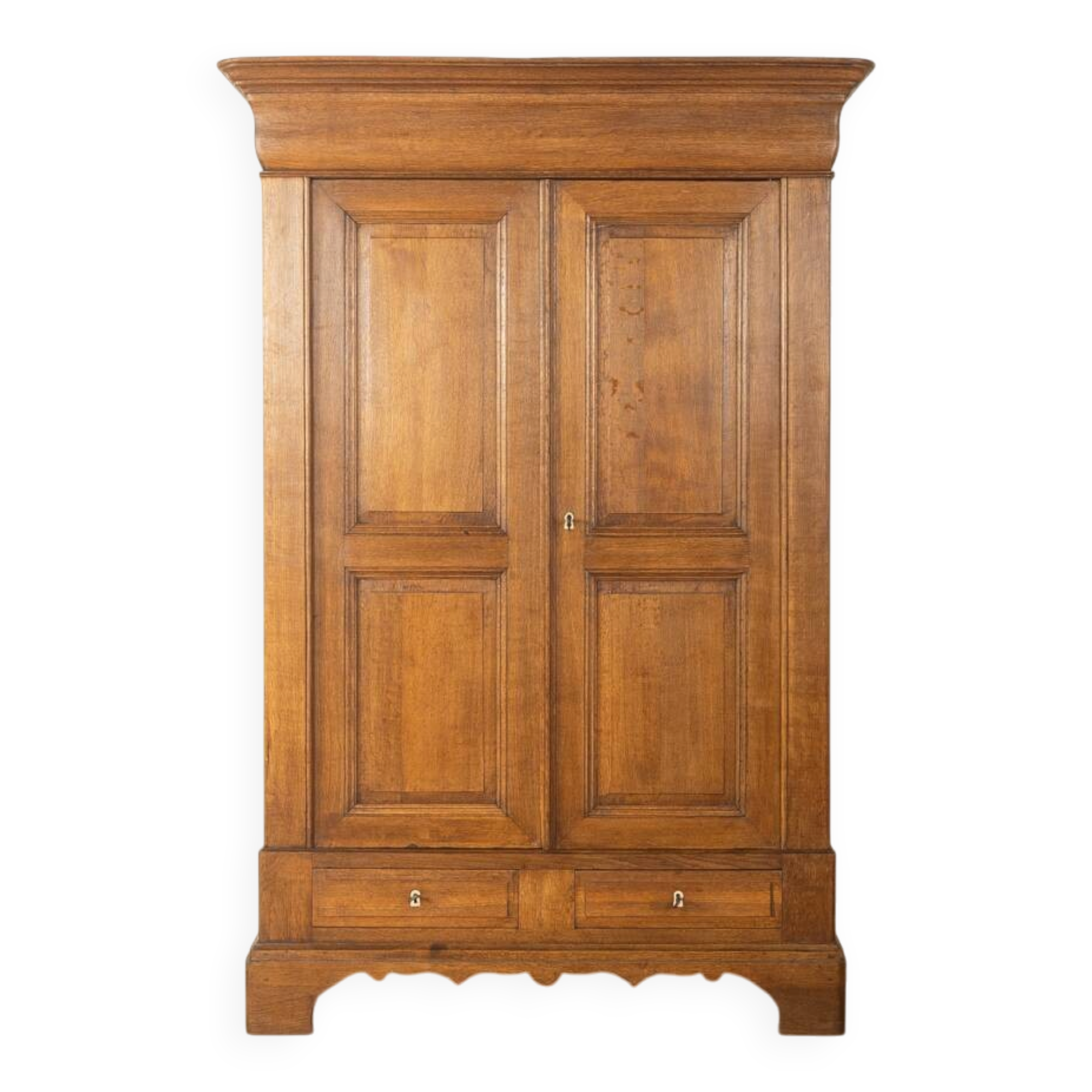 Armoire antique classique en chêne, avant 1900