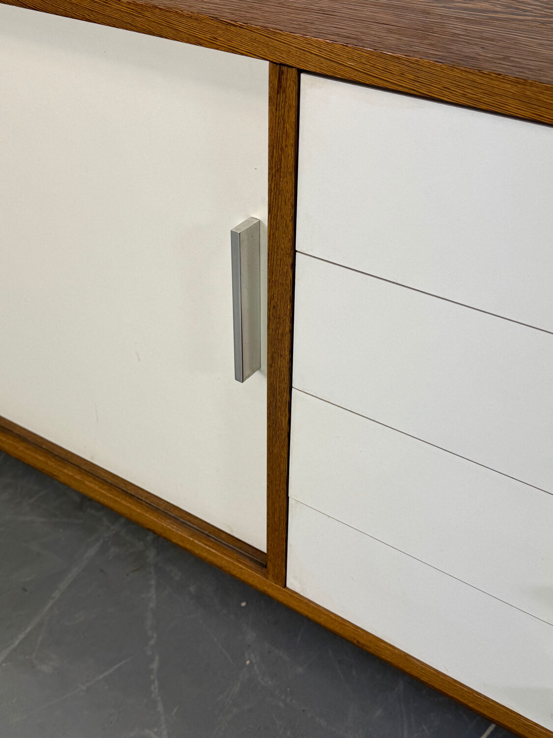 MCM sleek Martin Visser Wenge and Formica Credenza Sideboard, 1970s