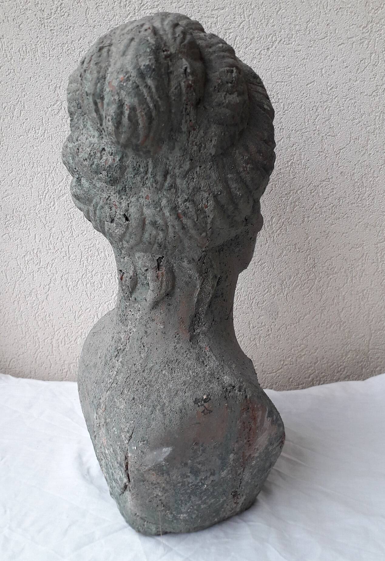 Terracotta bust