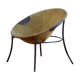 Circle chair in vintage suede 1960s