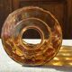 Limburg 1970s amber cloisonné glass ceiling light