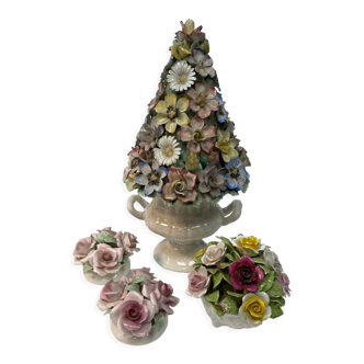 Fleurs en porcelaine