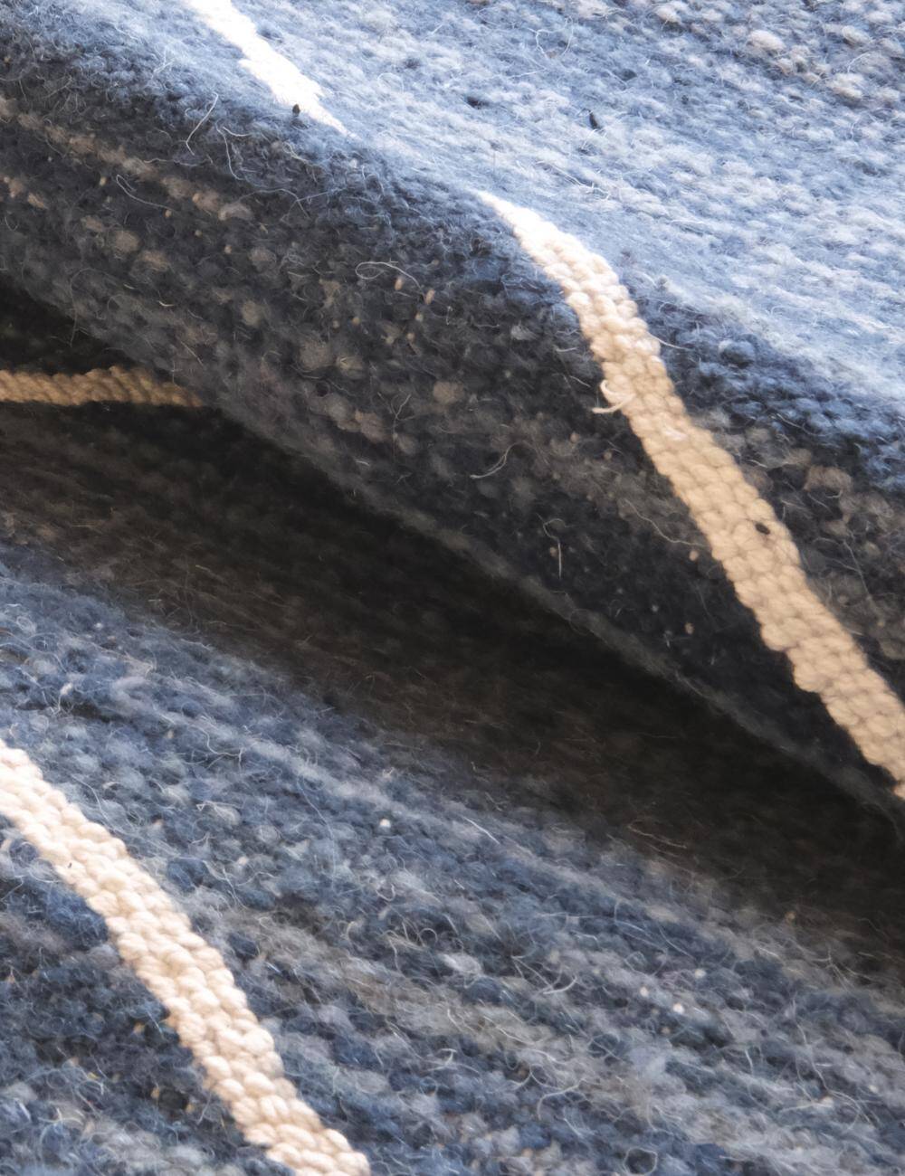 Tapis Kilim Bleu - 297 x 195 cm