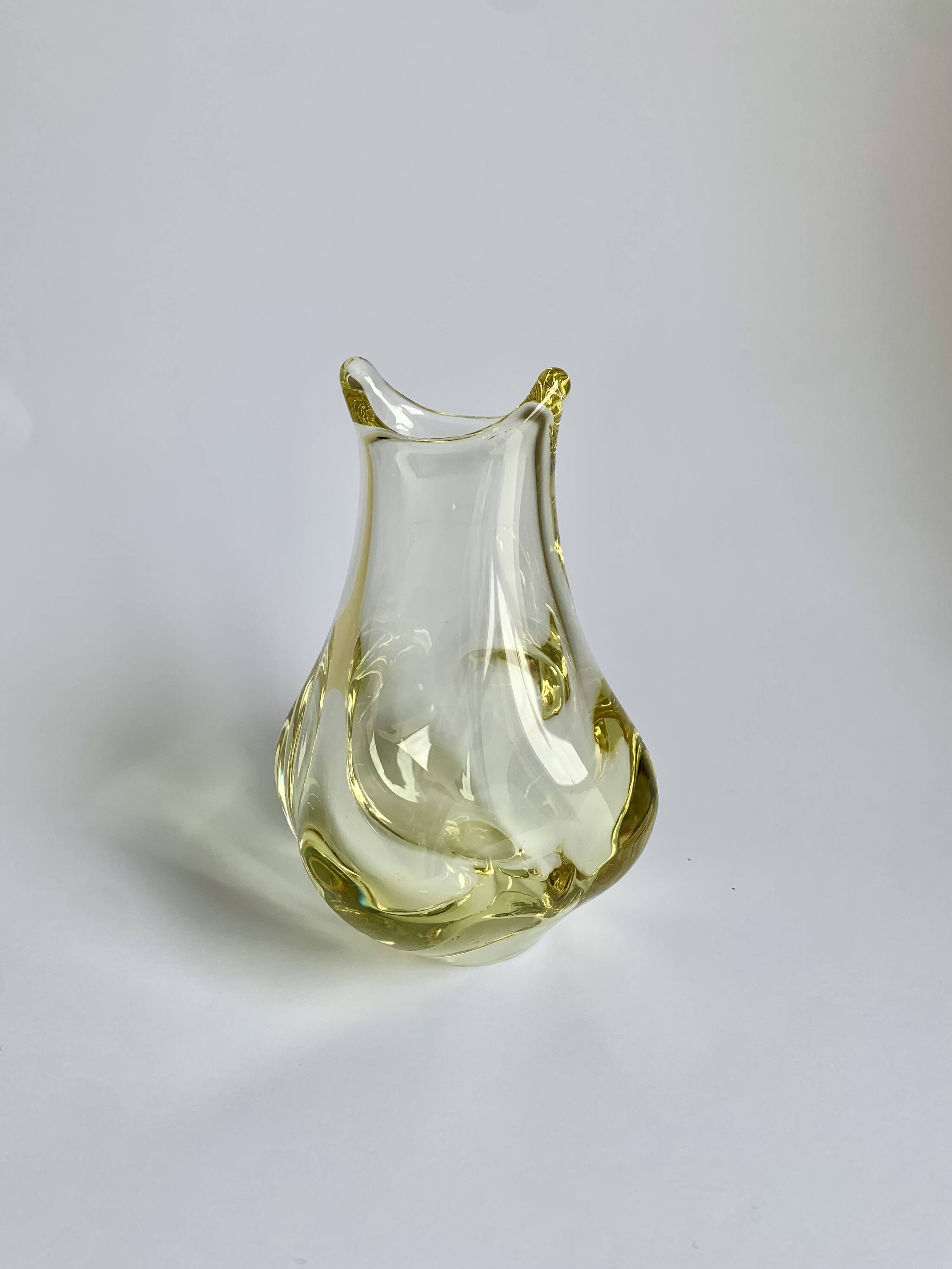Vase by M. Klinger for Bohemian Glass, Czechoslovakia, 1960s