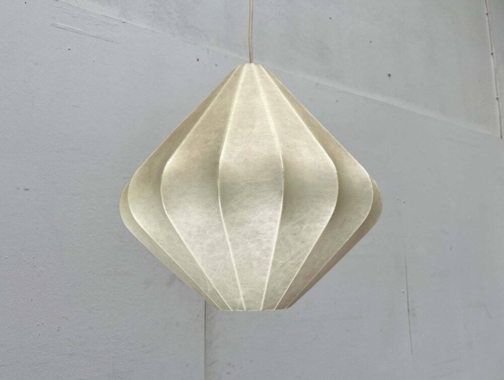 Mid-Century Modern Suspension Cocoon by Friedel Wauer for Goldkant Leuchten, Germany, 1960s