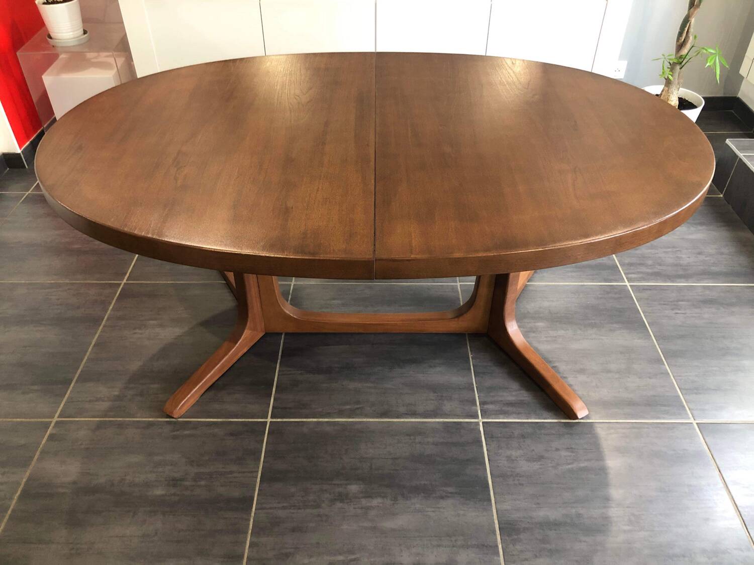 Vintage Baumann extendable table 1970s